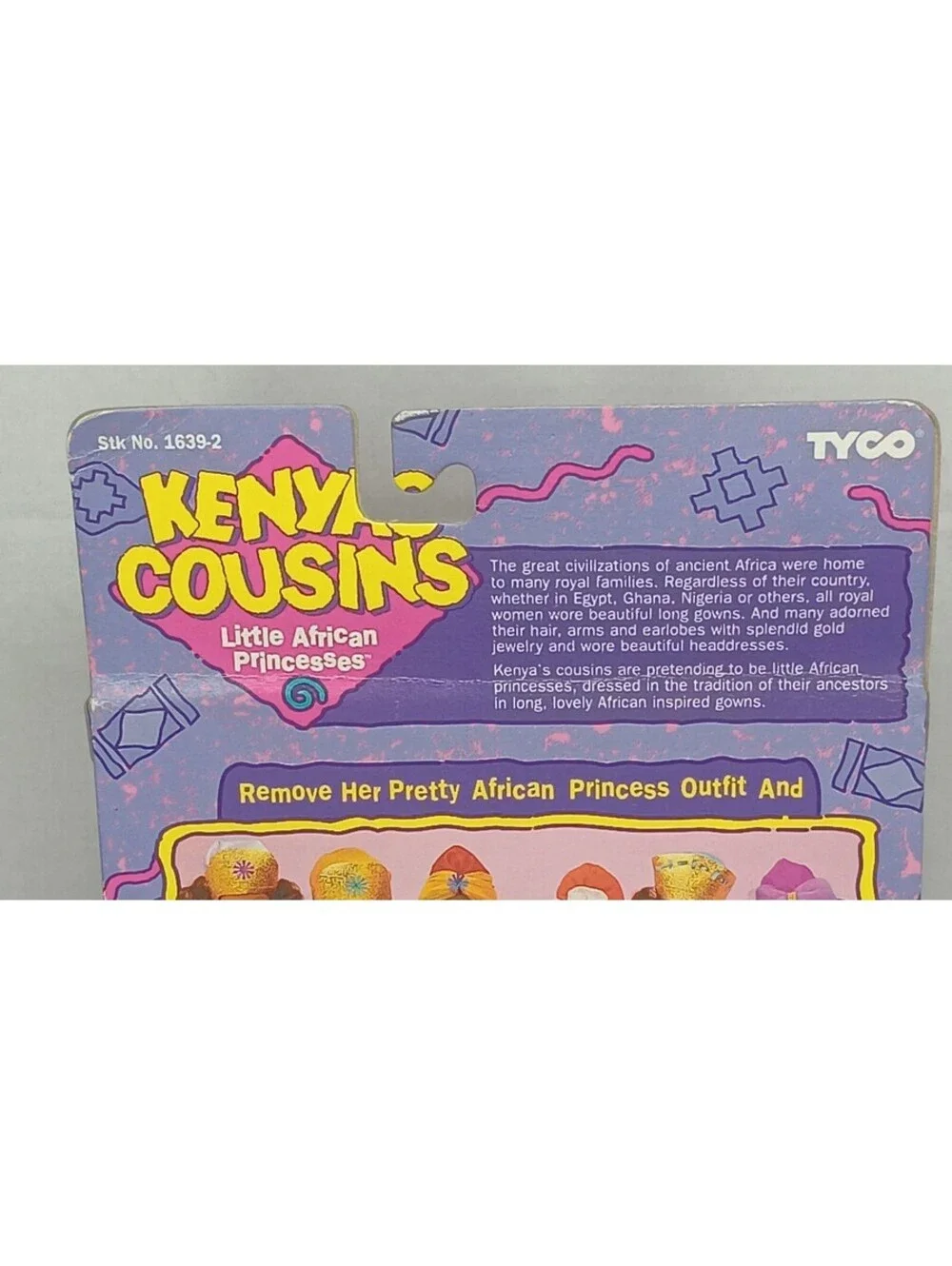 Vtg Tyco Kenya's Cousins Little African Princess Baby Doll NEW 1994 SEALED 16392